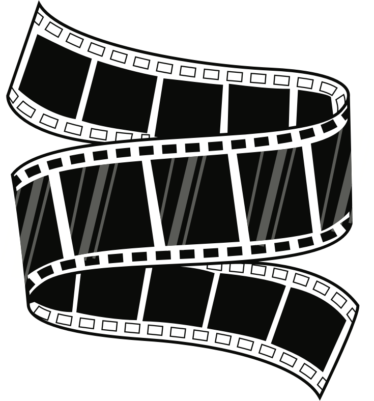 Rolo de película de cine