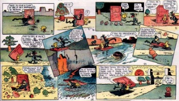 Fragmento cómic Krazy Kat