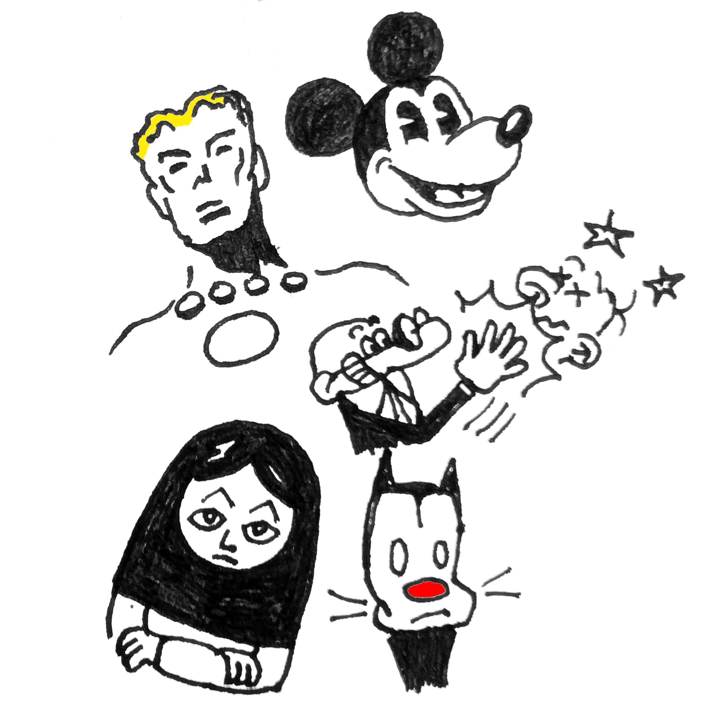 Historia do cómic Personaxes de cómic